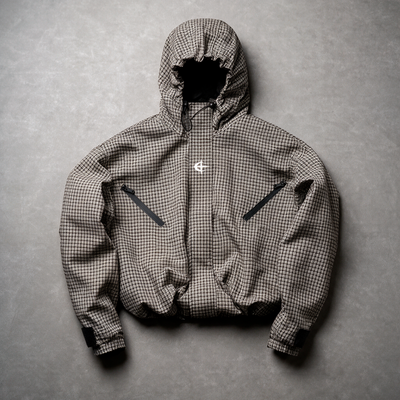 Grey Plaid Jacket
